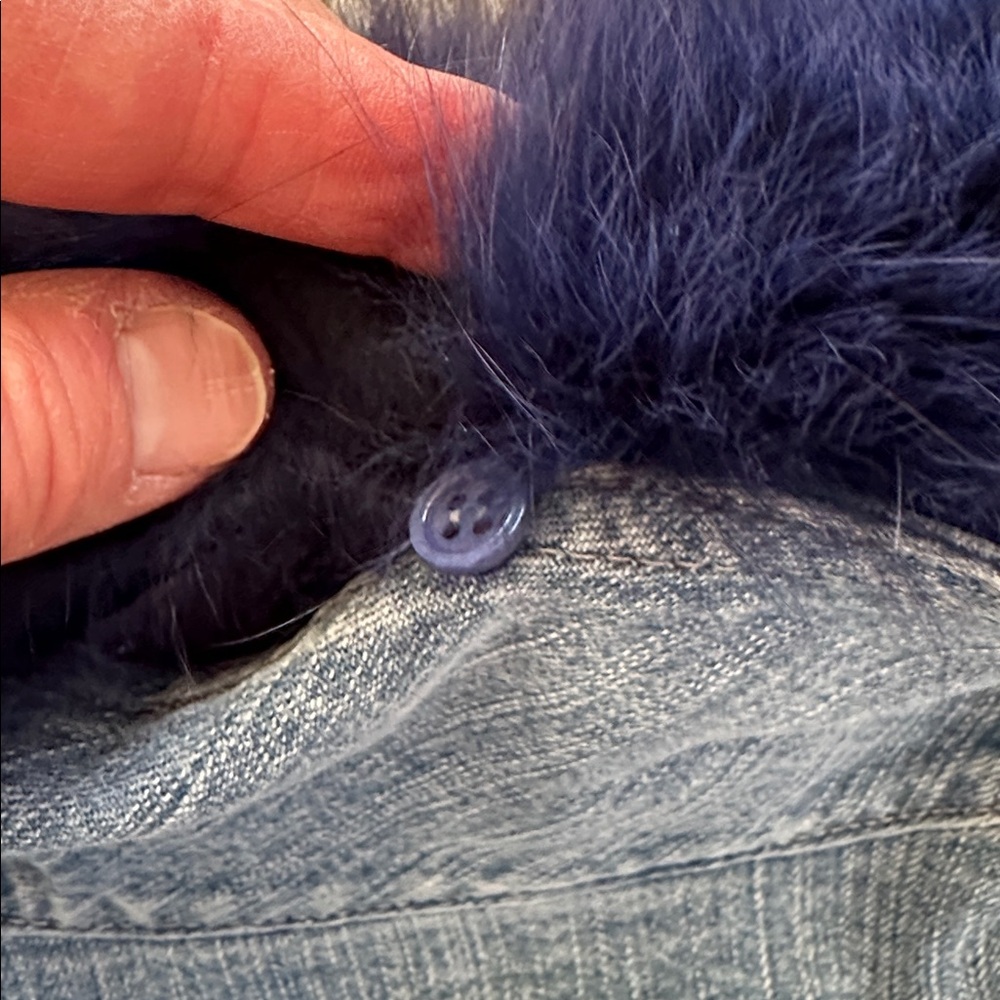Doncaster denim jacket with removable fur collar - Picture 15 of 16